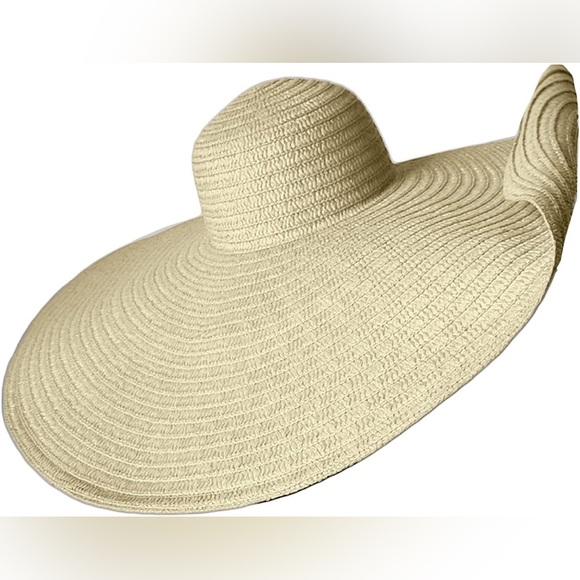 Summer Straw Wide Brim Extra Maxi Hat 👒 - Picture 7 of 13